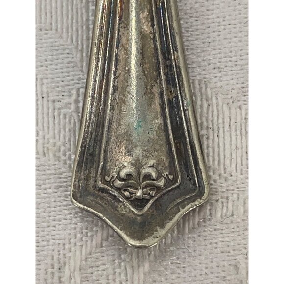 Childs Size Spoon and Fork Antique Elizabeth Silverplate 1918 Wm A. Rogers Mfg. - Picture 5 of 6